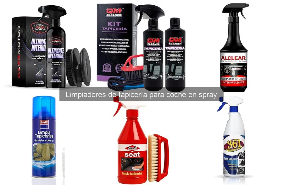 Cómo usar un limpiador de tapicería en spray correctamente