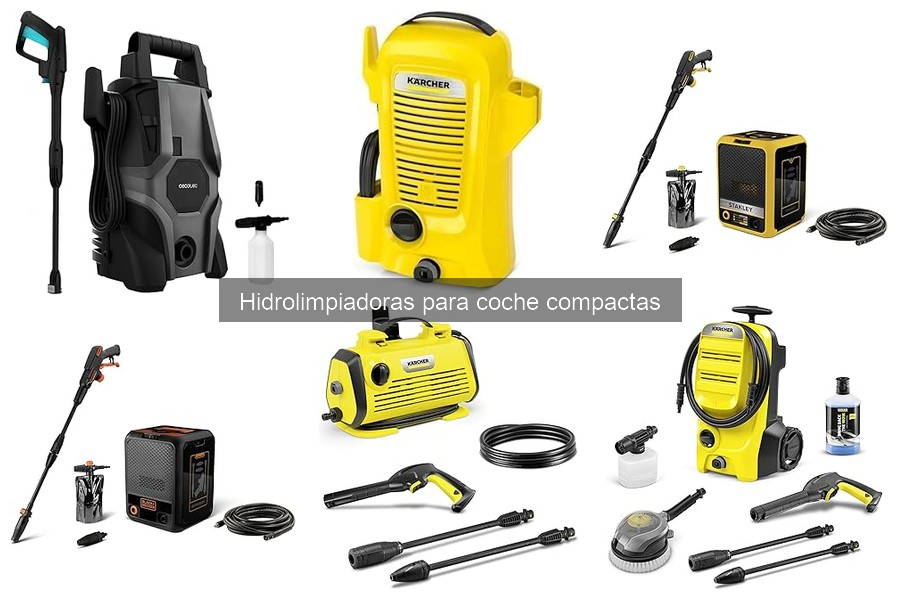 Cómo Usar una Hidrolimpiadora Compacta para Coches
