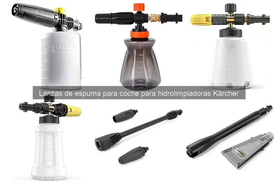 Cómo usar una lanza de espuma Kärcher para limpiar tu coche