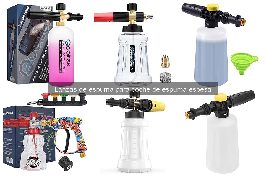 Cómo usar una lanza de espuma para limpiar tu coche