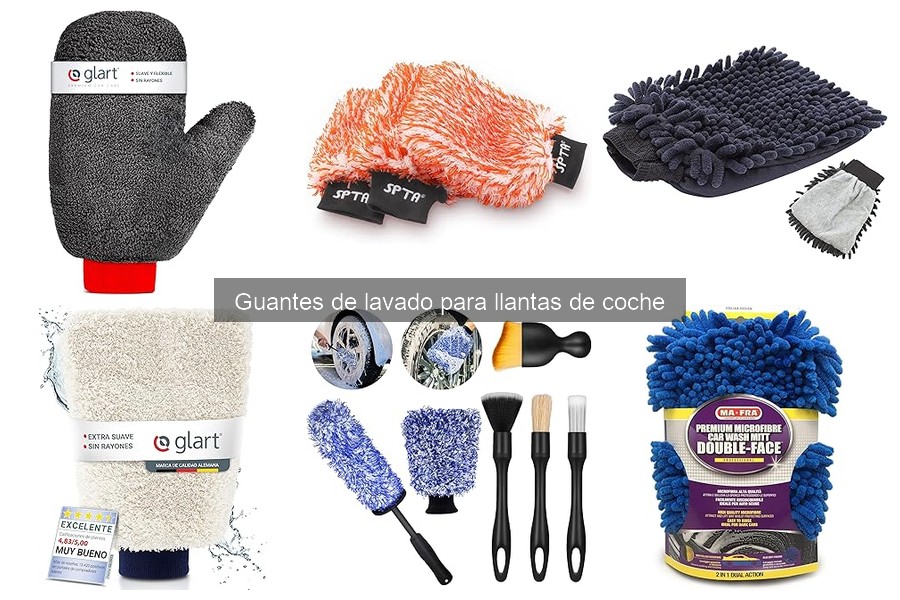 Cómo utilizar guantes de lavado para llantas de coche correctamente