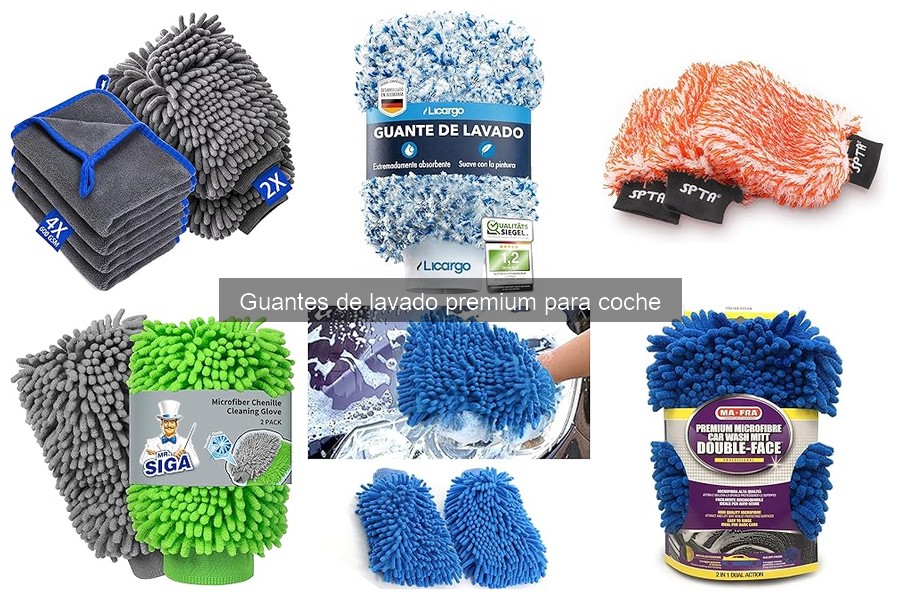 Cómo utilizar guantes de lavado premium para coche correctamente