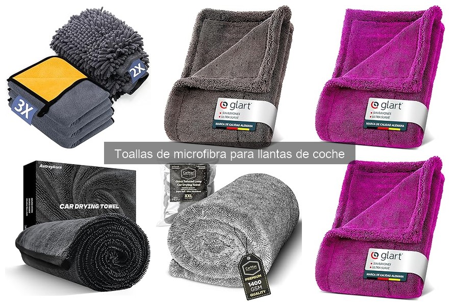 Cómo utilizar toallas de microfibra en el lavado de llantas
