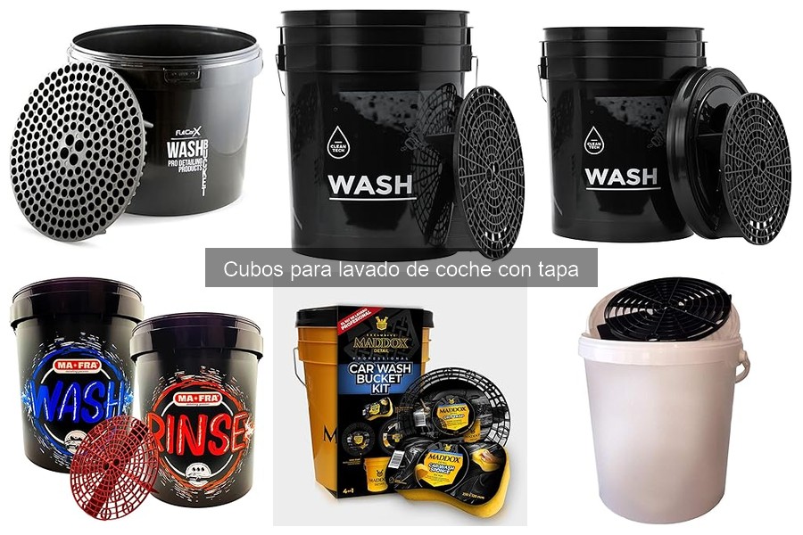 Cómo utilizar un cubo para lavado de coche con tapa efectivamente