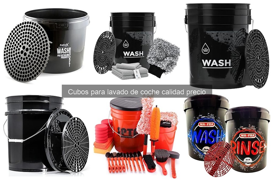 Cómo utilizar un cubo para lavado de coche de forma efectiva