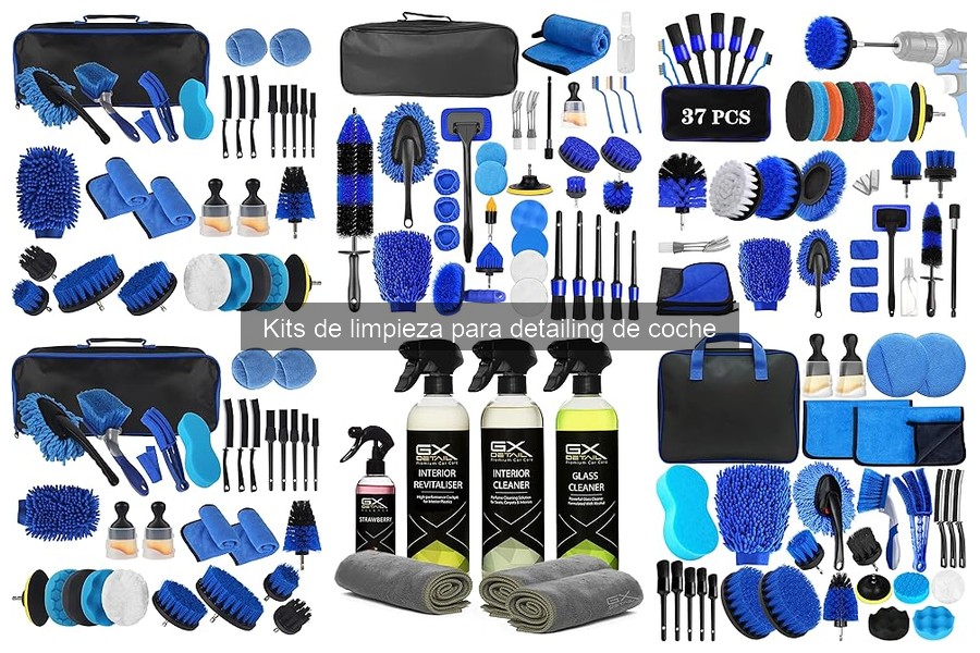 Cómo utilizar un kit de limpieza para detailing de coche
