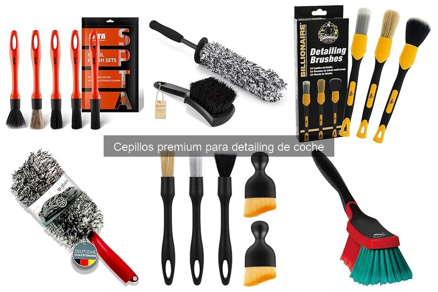 Comparativa: Cepillos Premium vs. Estándar para Detailing