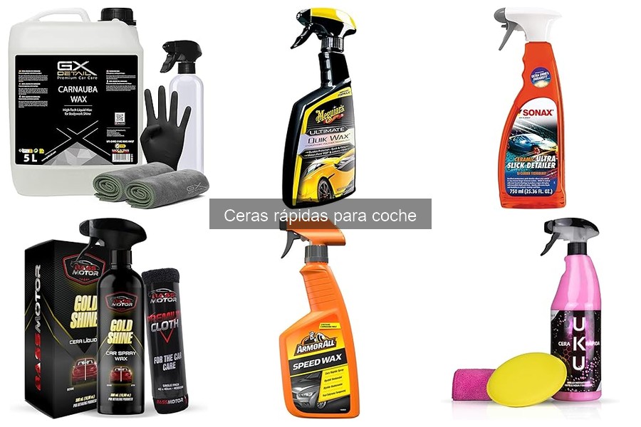 Comparativa: Ceras Rápidas vs. Ceras Tradicionales para Coche