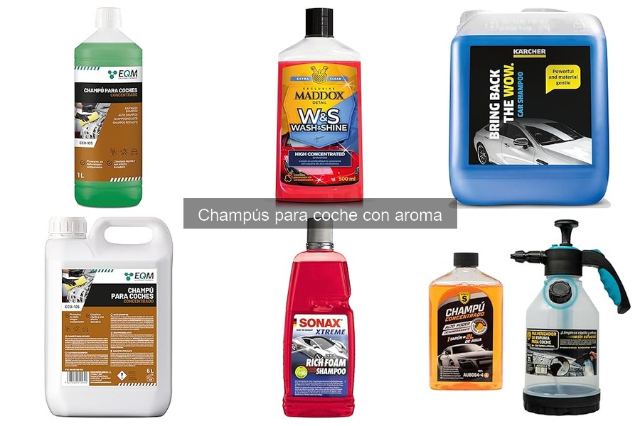 Comparativa: Champús con aroma vs. neutros para coche