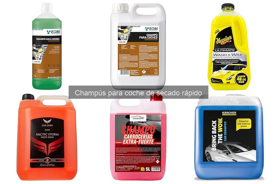 Comparativa: Champús de secado rápido vs. tradicionales