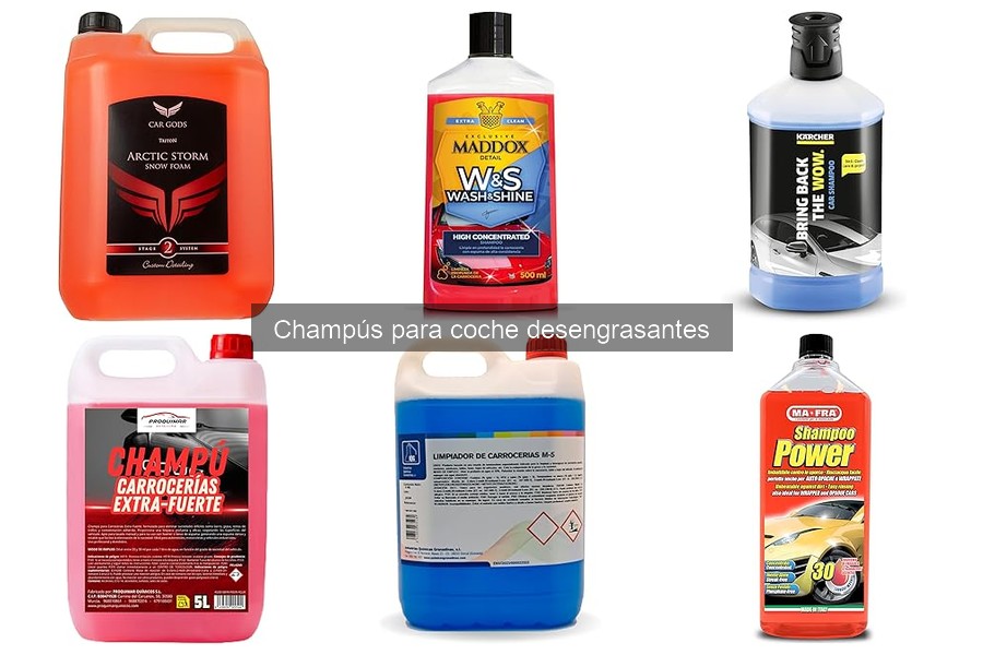 Comparativa: Champús Desengrasantes vs Limpiadores Multiusos