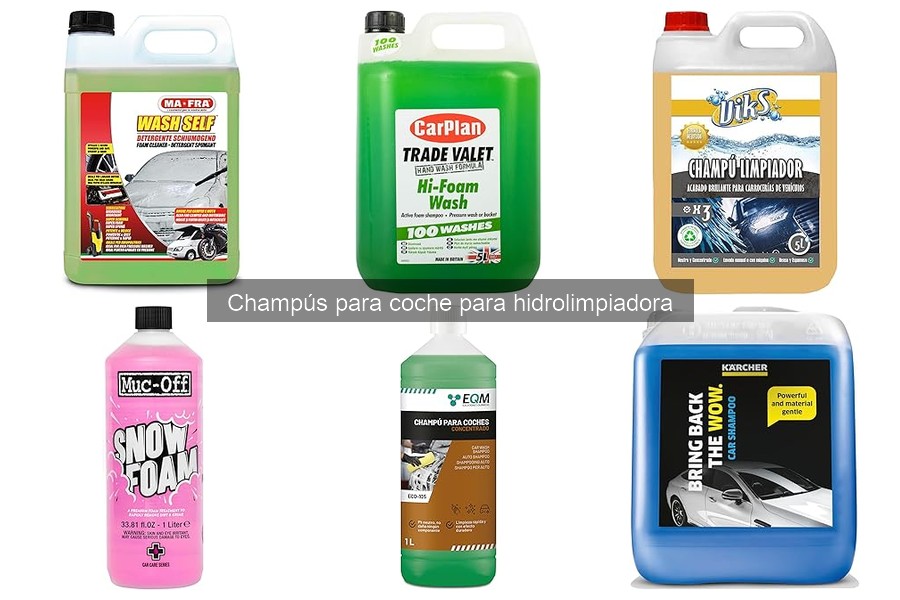 Comparativa champús para coche: líquido vs. espuma