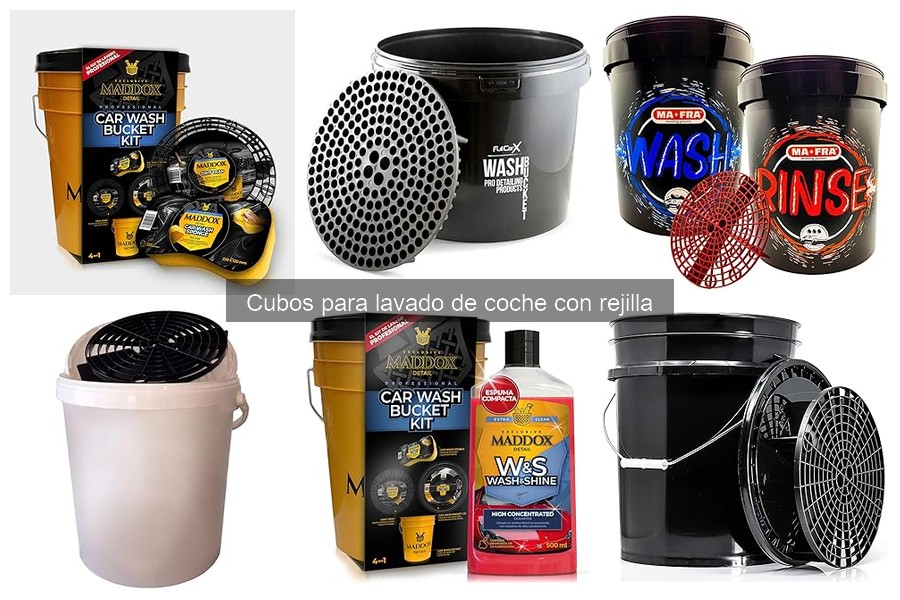 Comparativa: Cubos con Rejilla vs. Sin Rejilla para Lavado