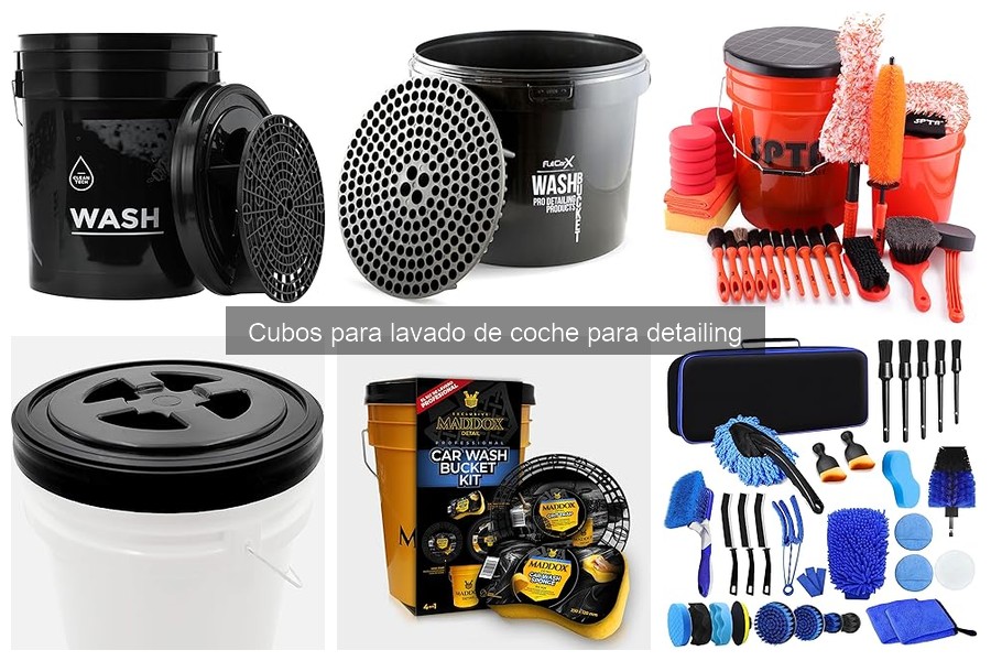Comparativa: Cubos de Lavado de Coche con y sin Grifo