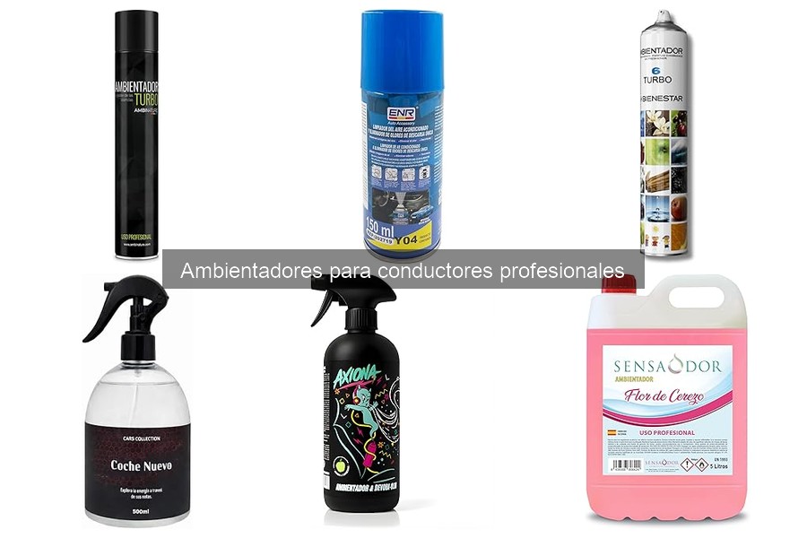 Comparativa de Ambientadores para Vehículos Profesionales