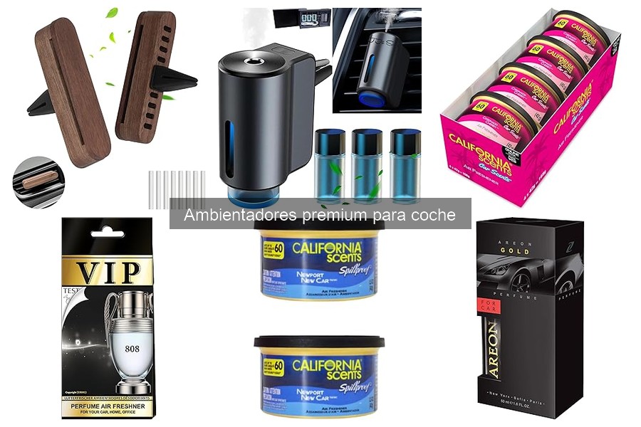 Comparativa de ambientadores premium para coche 2023
