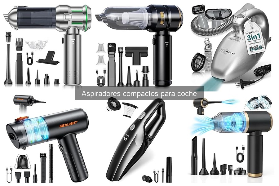 Comparativa de Aspiradores Compactos para Coche: Mejores Marcas