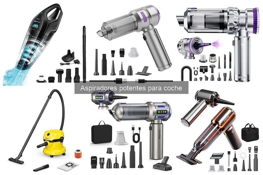 Comparativa de Aspiradores con Cable e Inalámbricos para Coche