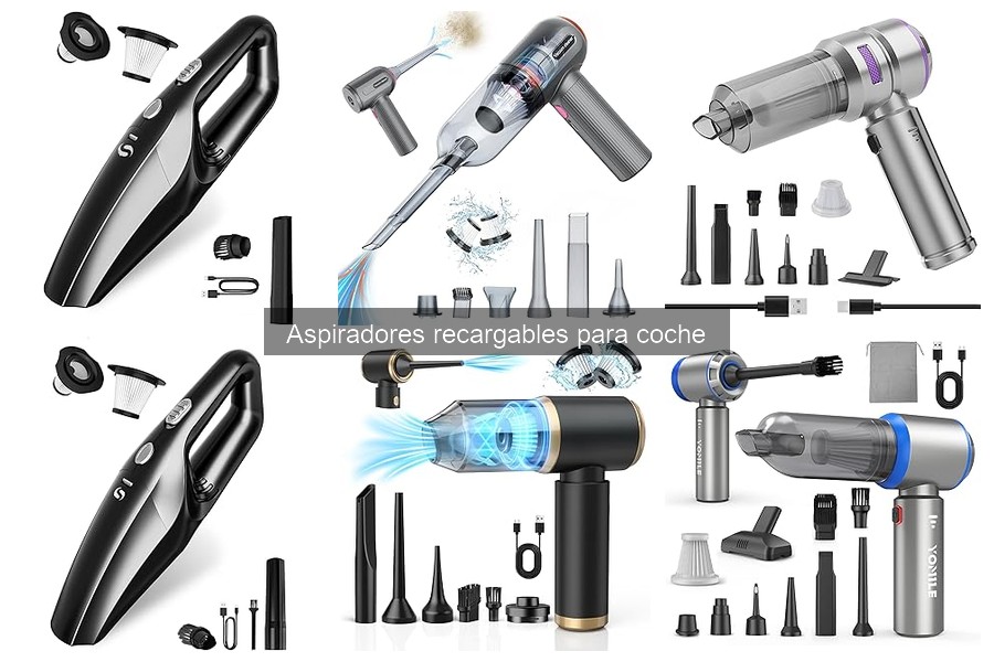 Comparativa de aspiradores recargables para coche 2023