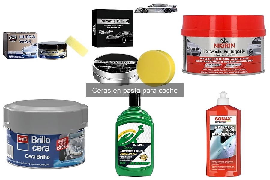 Comparativa de Cerás en Pasta para Coche: Nigrin, K2 y Sisbrill