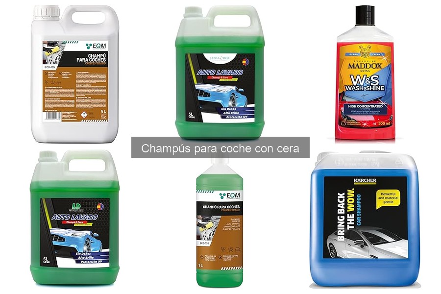 Comparativa de Champús para Coche con Cera: Mejores Marcas