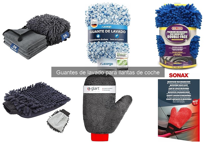 Comparativa de Guantes de Lavado para Llantas por Material