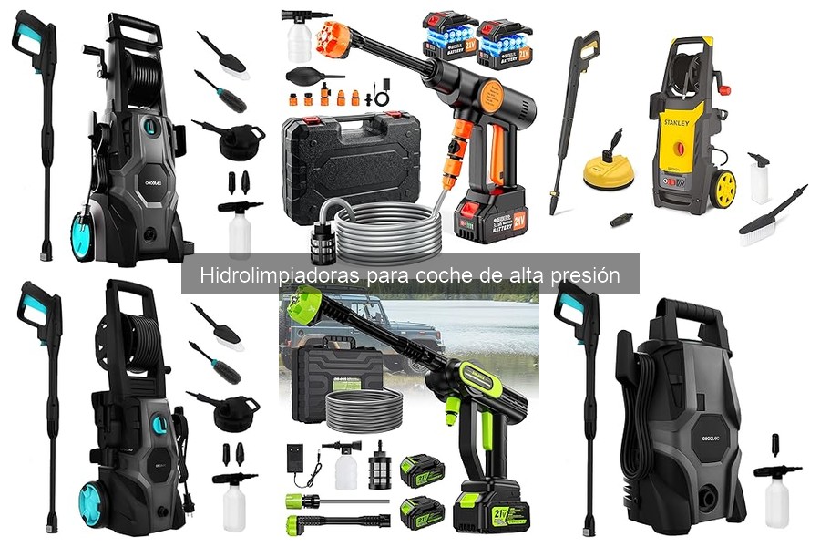 Comparativa de Hidrolimpiadoras de Alta Presión para Coche