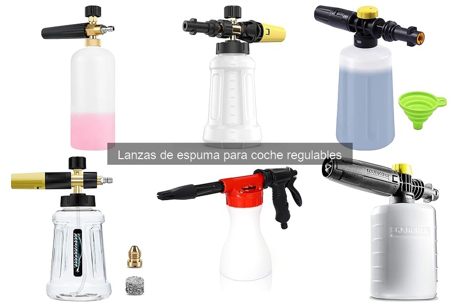 Comparativa de jabones para lanza de espuma: ¿Cuál elegir?