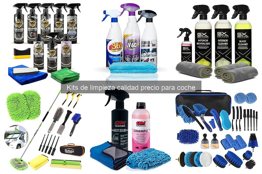 Comparativa de Kits de Limpieza de Coche: Mejores Marcas y Precios
