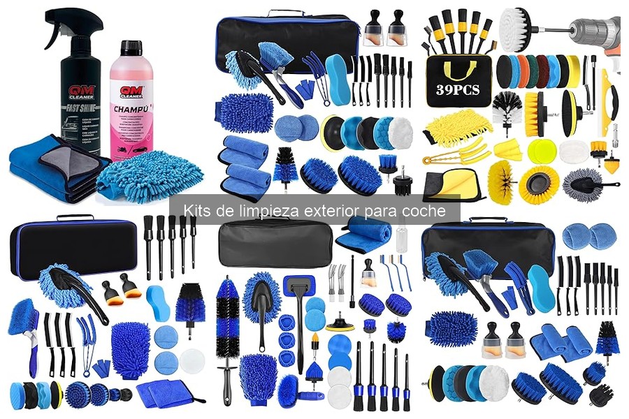 Comparativa de Kits de Limpieza Exterior para Coche