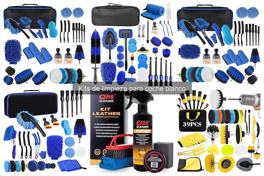 Comparativa de Kits de Limpieza para Coche Blanco