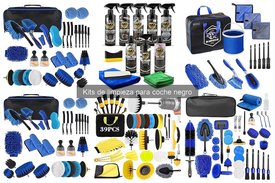 Comparativa de Kits de Limpieza para Coches Negros y Otros Colores
