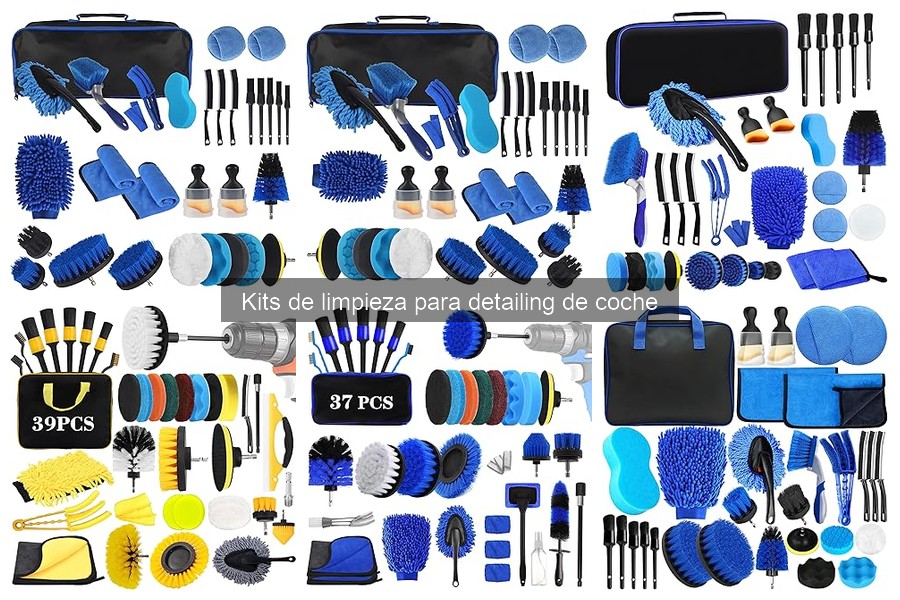 Comparativa de Kits de Limpieza para Detailing de Coche