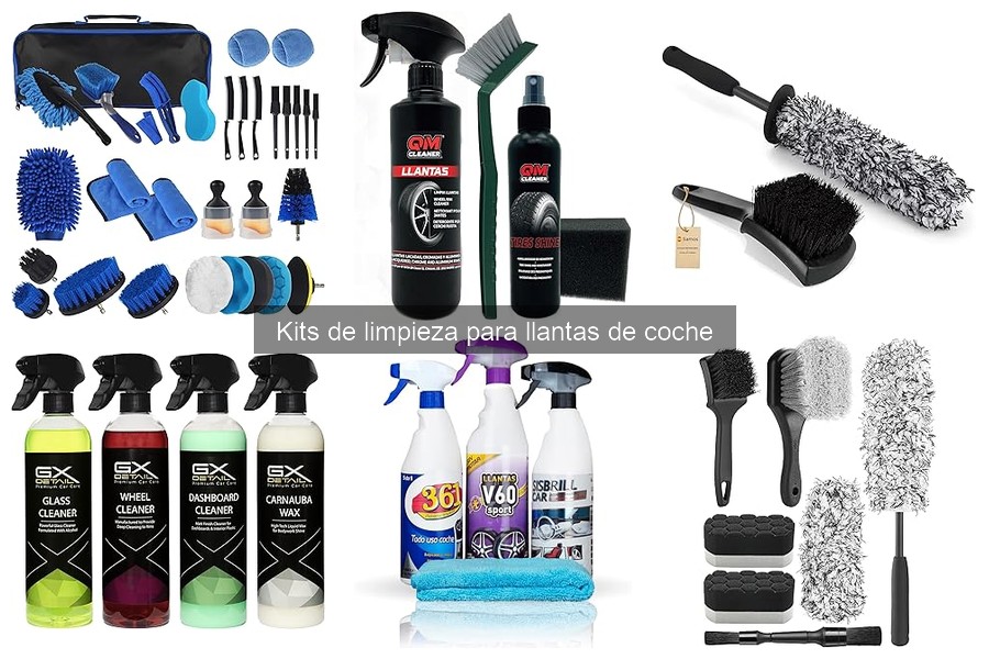 Comparativa de Kits de Limpieza para Llantas de Coche