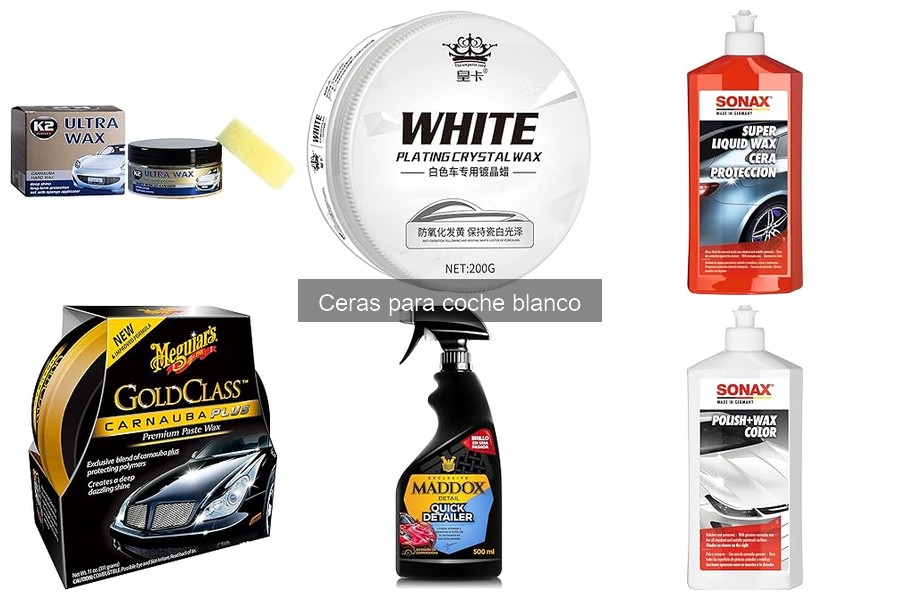 Comparativa de las Mejores Cerás para Coche Blanco