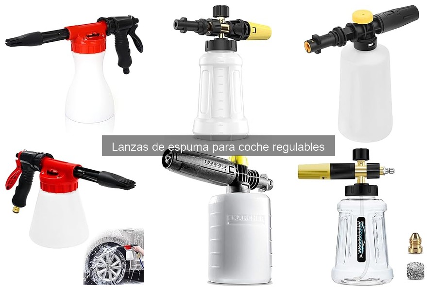 Comparativa de las Mejores Lanzas de Espuma Regulables