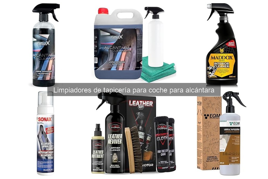 Comparativa de limpiadores de alcántara para coche: mejores marcas