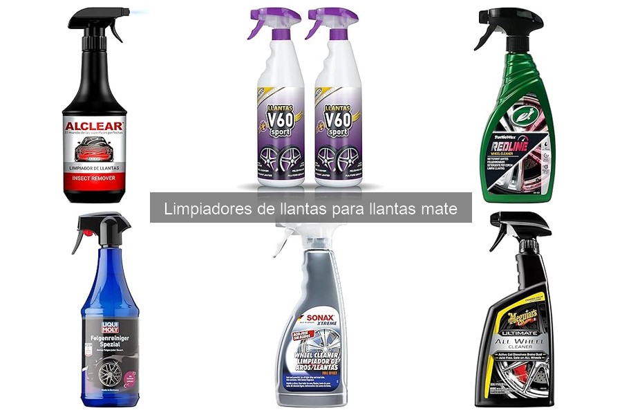 Comparativa de Limpiadores de Llantas Mate Más Populares