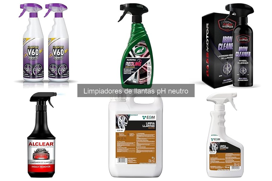 Comparativa de limpiadores de llantas pH neutro: Turtle Wax vs SONAX