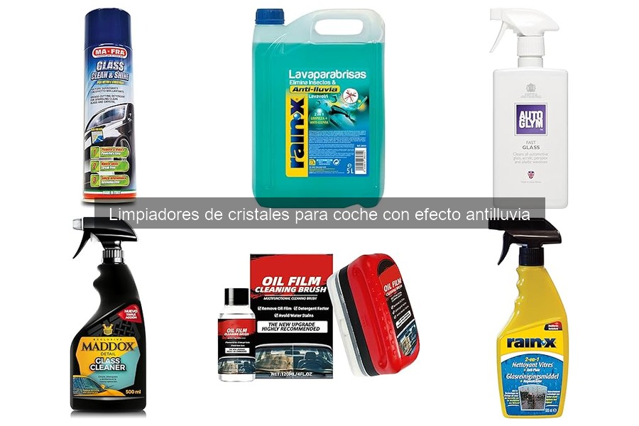 Comparativa de los Mejores Limpiadores de Cristales Antilluvia
