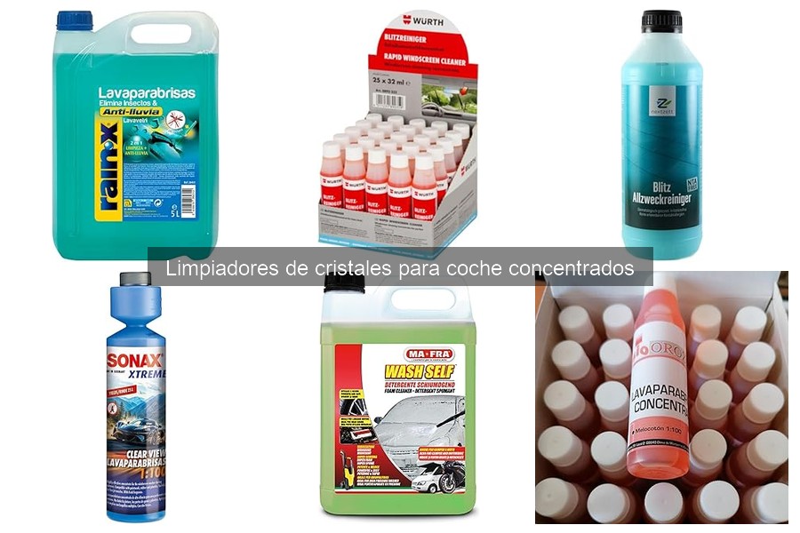 Comparativa de los Mejores Limpiadores de Cristales Concentrados
