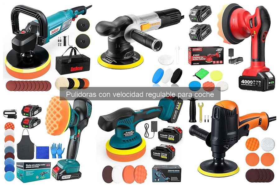 Comparativa de Pulidoras con y sin Velocidad Regulable