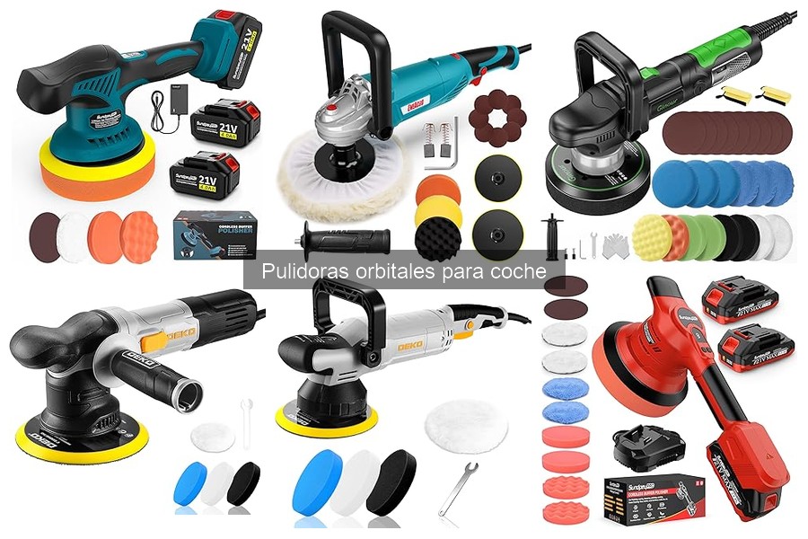 Comparativa de Pulidoras Orbitale: DEKOPRO vs Ginour vs Makita