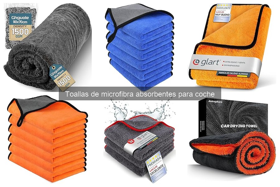 Comparativa de toallas de microfibra para coche en 2023
