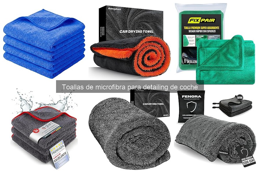 Comparativa de Toallas de Microfibra para Detailing de Coche