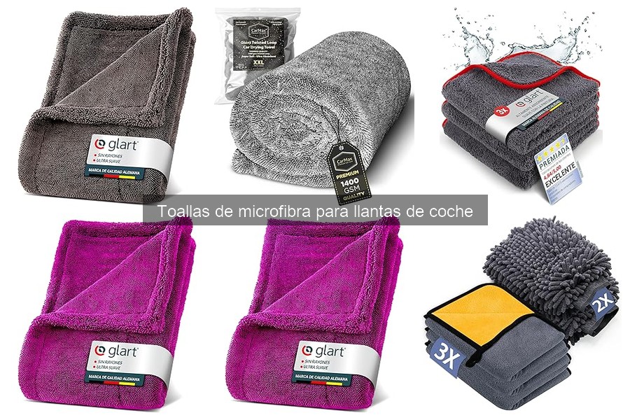 Comparativa de Toallas de Microfibra vs Otras Toallas para Llantas