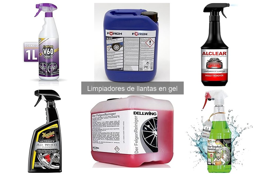Comparativa: Gel vs Spray para Limpiar Llantas de Coche