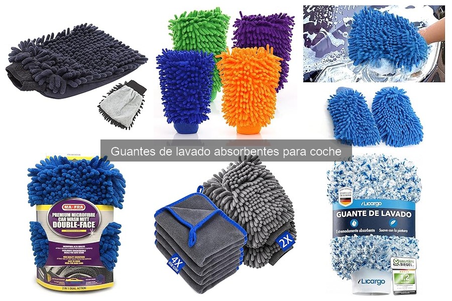 Comparativa: Guantes de lavado absorbentes vs. sin absorbencia