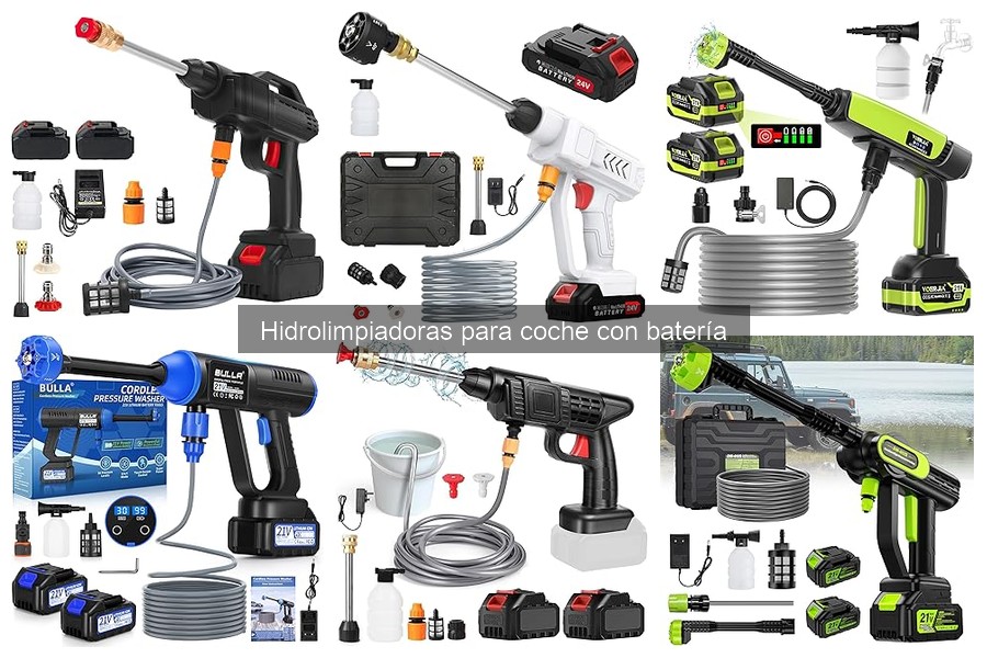 Comparativa: Hidrolimpiadoras a Batería vs Eléctricas para Coche