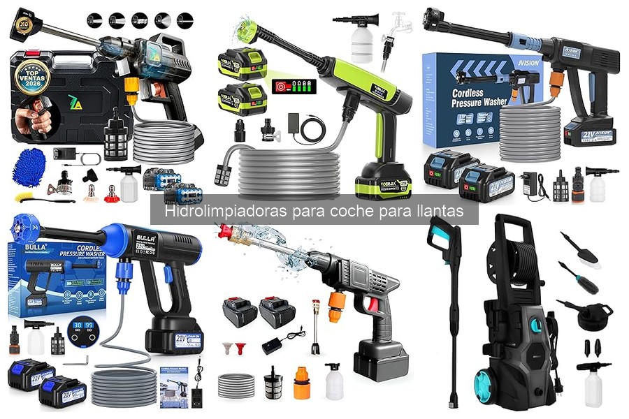 Comparativa Hidrolimpiadoras Eléctricas vs Gasolina para Llantas